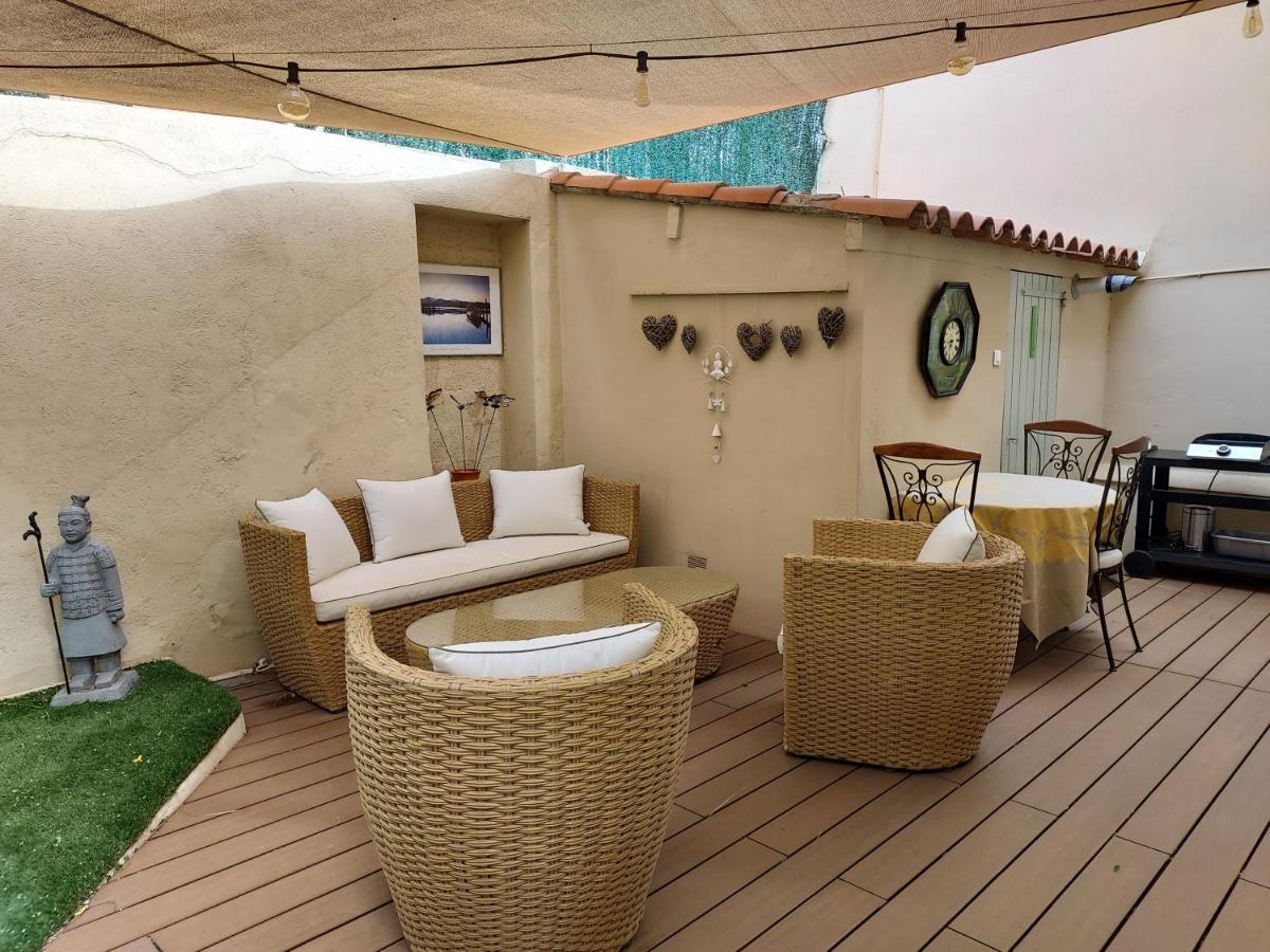 Rez-De-Chaussee Privatif Spacieux 3* D'Une Villa Centre Ville Hyeres Exterior photo